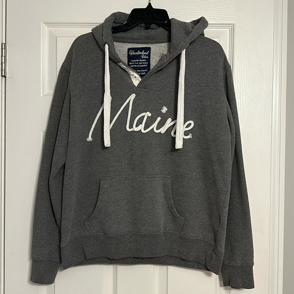 Med. Grey Maine Sweatshirt